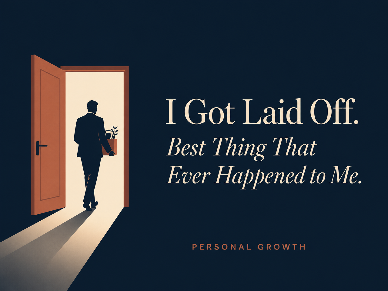 I Got Laid Off — Best thing that ever happened to me